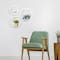 NEX™ White Wall-Mounted Hexagon Floating Shelves Set